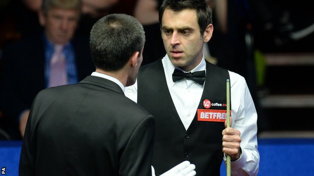  Ронни О'Салливан и Оливье Мартель